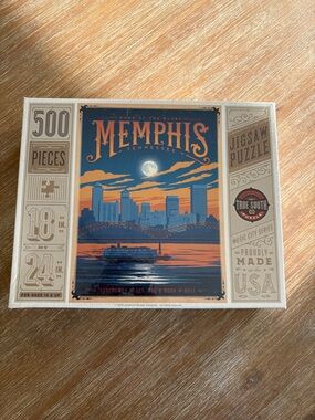 New Sealed Memphis Tennessee 500-Piece Jigsaw Puzzle Music City Series